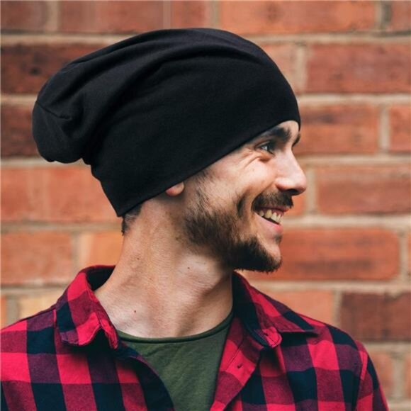 6 Pieces Unisex Thin Knit Slouchy Beanies Cap Sleep Cap Dwarf Hat main image 4